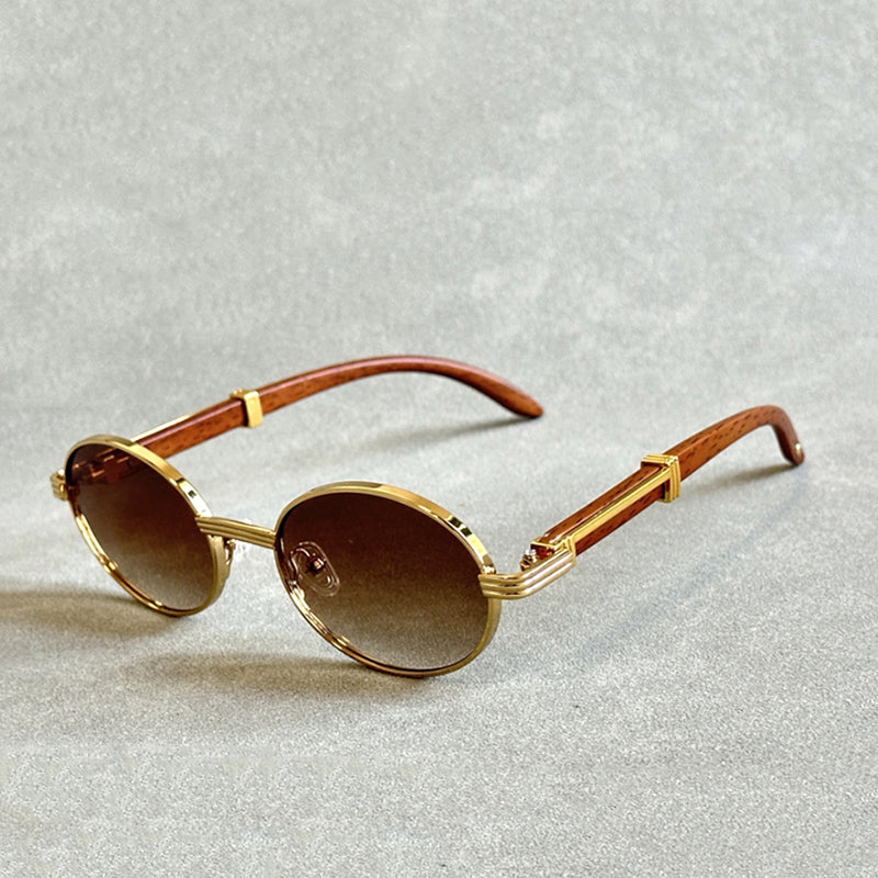 Teyro™ | Holz Sonnenbrille mit Verlaufsgläsern