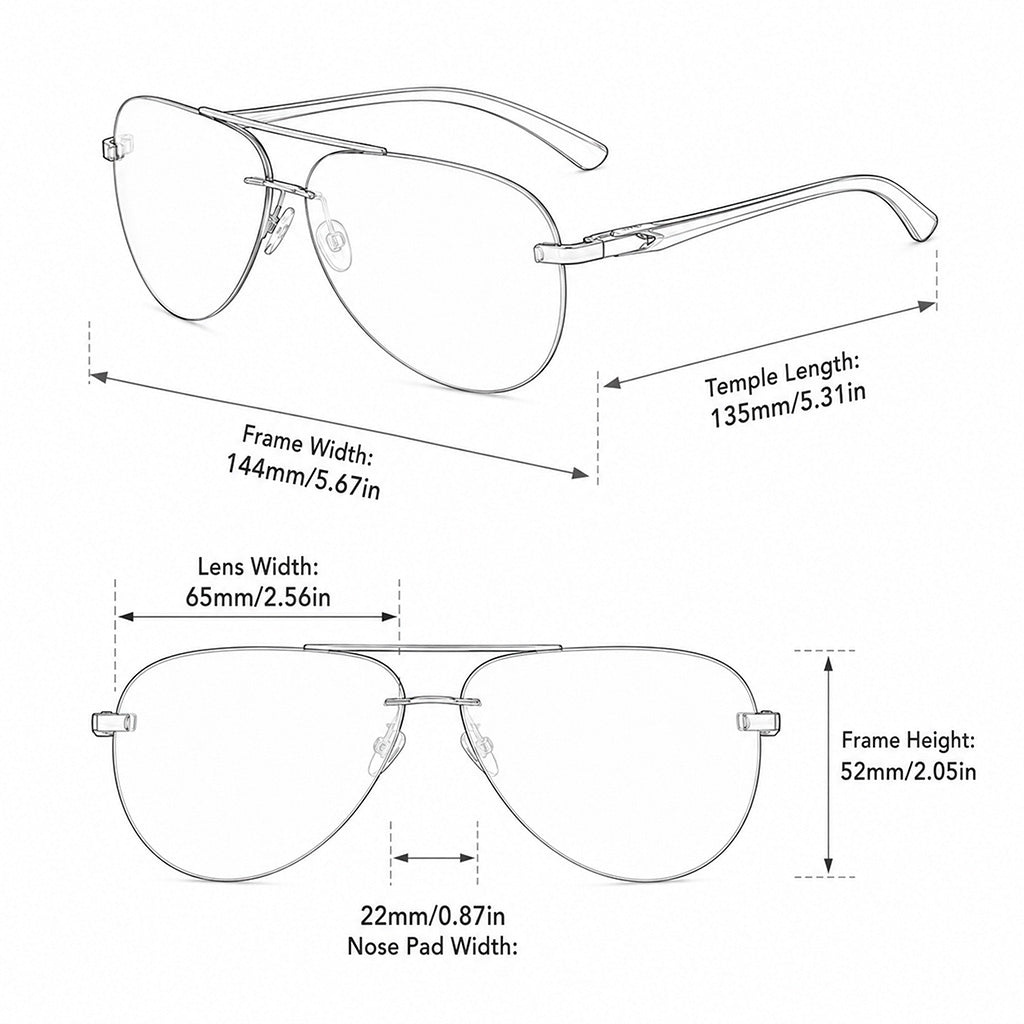 Alden™ | Polarisierte Aviator-Sonnenbrille (1+1 GRATIS)